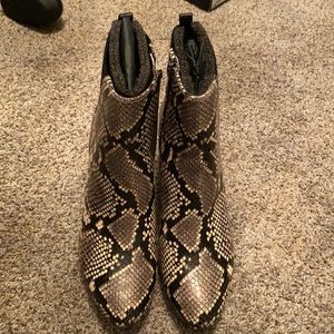 Snakeskin Donald J Pliner Bootie